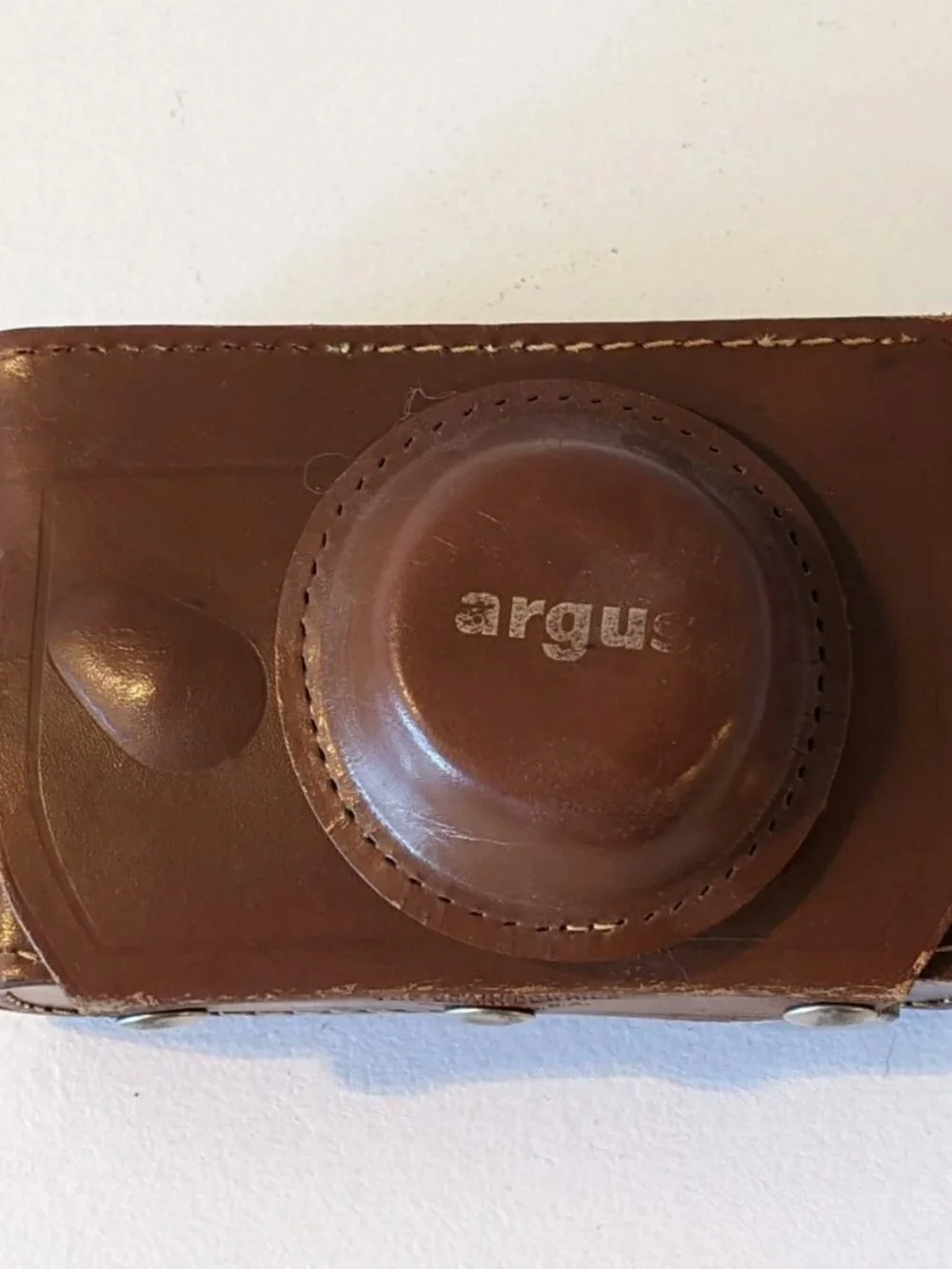 Vintage Argus Cintar 50mm lense Camera In Leather Casing-VA6